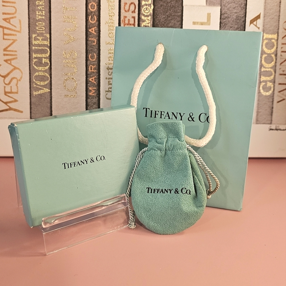 🫘Tiffany & Co. Large Bean Elsa Peretti Vintage Sterling 925 Pendant Necklace🌟 - Picture 3 of 16